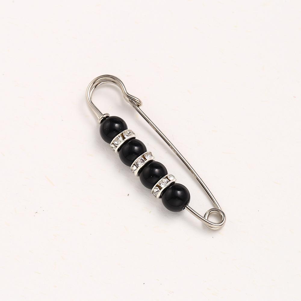 Pearl Waist Pin Brooch for Adjustable Skirt Fit