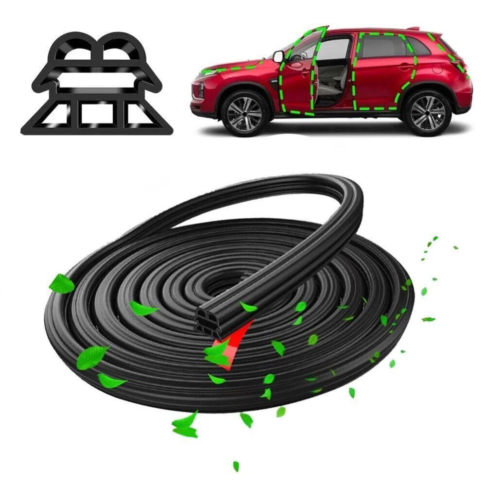 3-Layer Car Weather Stripping Soundproofing Trunk Seal Durable Car Door Seal  Automobiles