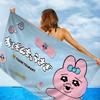 Kawaii O-Opanchu Usagi Beach Towel Cartoon Cute Summer Kids Large Bath Pool Beach Towel Microfiber Absorbent For Swimming Travel
