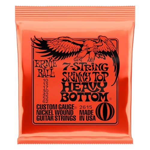 [Genuine Product] ERNIE BALL 2615 Electric Guitar Strings 7 Strings (10-62) 7-STRING SKINNY TOP HEAVY BOTTOM SLINKY Skinny Top Heavy Bottom Slinky