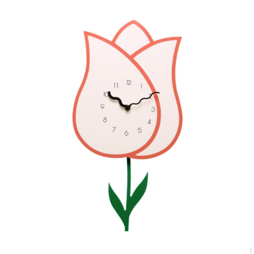 Modern Clock Art Decorative Wall Silent for Bathroom Decor