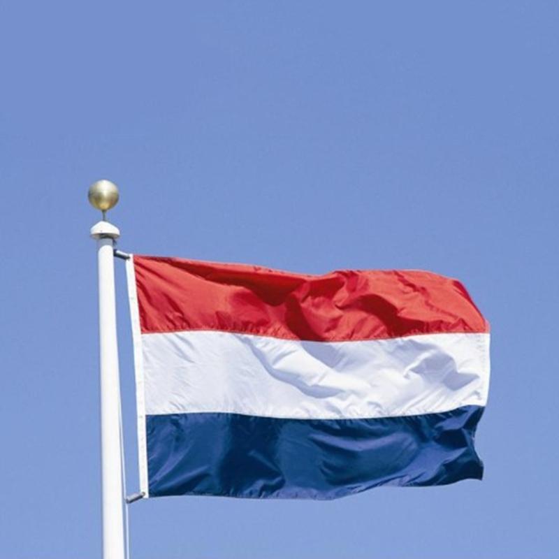 Polyester Niederlande Flagge Innen/Außen Helle Farben Verdickung Langlebiger