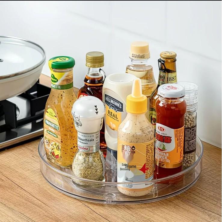Multi-Layer Rotating Kitchen & Cosmetics Storage Rack