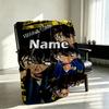 Custom Name Personalized Anime Print Blanket, Home Decor, Bedroom, Sofa, Camping, Couch, Gifts for Birthday Christmas