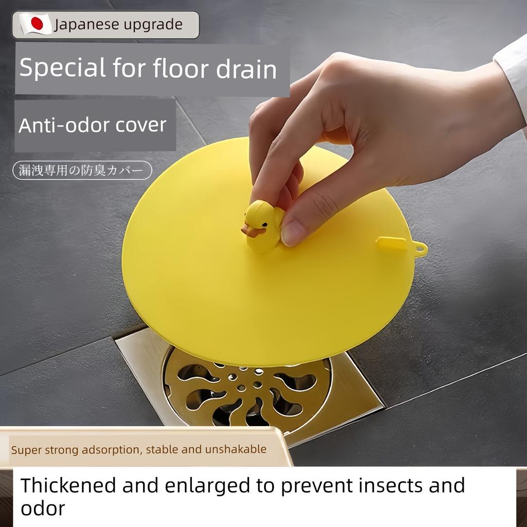 Floor Drain Anti-Odor Silicone Mat, Sewer Plug to Prevent Odor Return, Bathroom Anti-Odor Sealing Cover, Toilet Anti-Insect Device