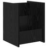 Magazine Rack Black Oak Effect 35 X 35 X 45 Cm Particleboard