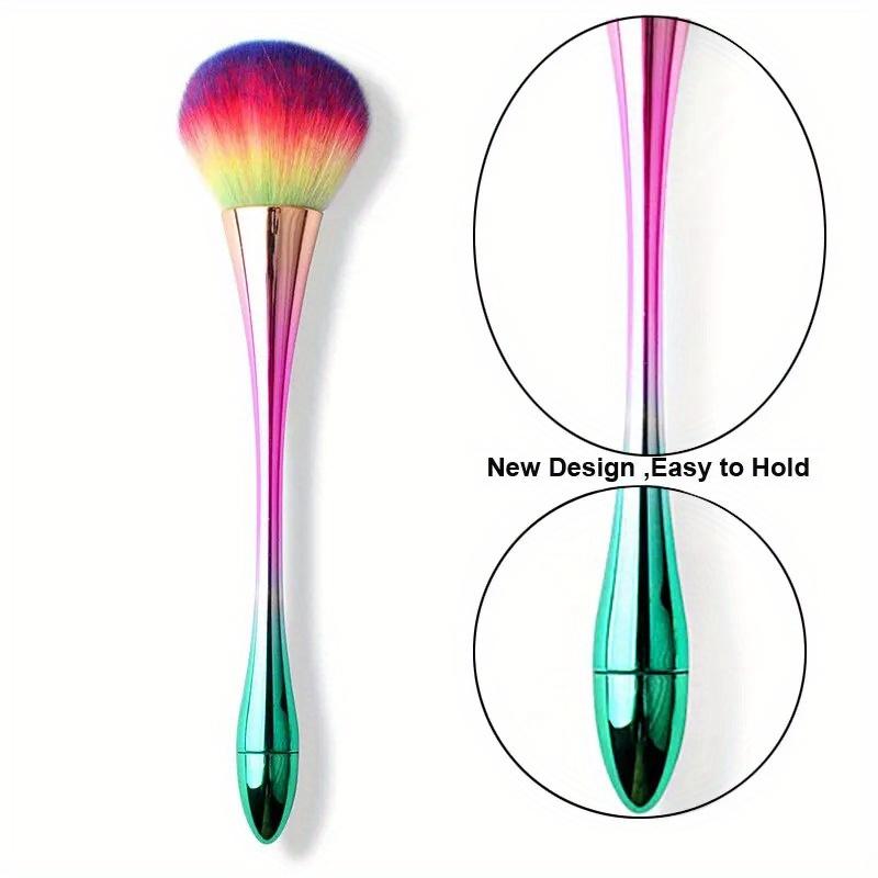Nail Dust Cleaning Brush 7 Styles Professional Nail Art Make Up Brushes Long-Handled Super Fluffy Dust Removal Manicure Tools