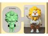 Custom Foam Carving Mascot Costume with Inflatable Headgear for Performances
