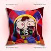 Federe Creative Divertenti a Forma di P-Pomnis Cartone Animato Decorative per Divano Casa Stampa Double-sided Corto Peluche Federa Carina