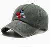 Wolf Oma Basecap Sonnenschutz Cartoon Cartoon TV-Animation Gewaschen Hip Hop Hut Männer und Frauen Streetwear Basecaps
