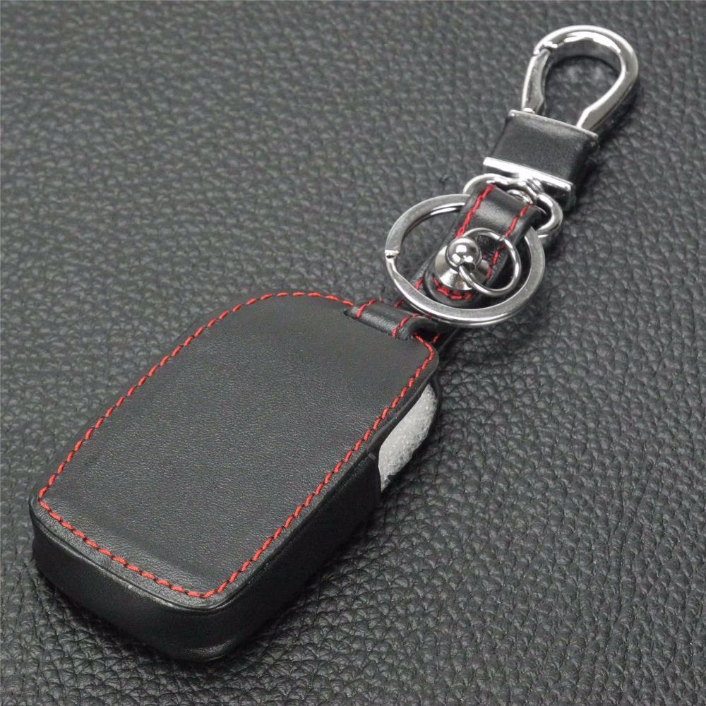 Jingyuqin New Arrival 3 Buttons Remote Folding Leather Car-Styling Key Cover Case For Toyota Vios Intelligent Smart Key