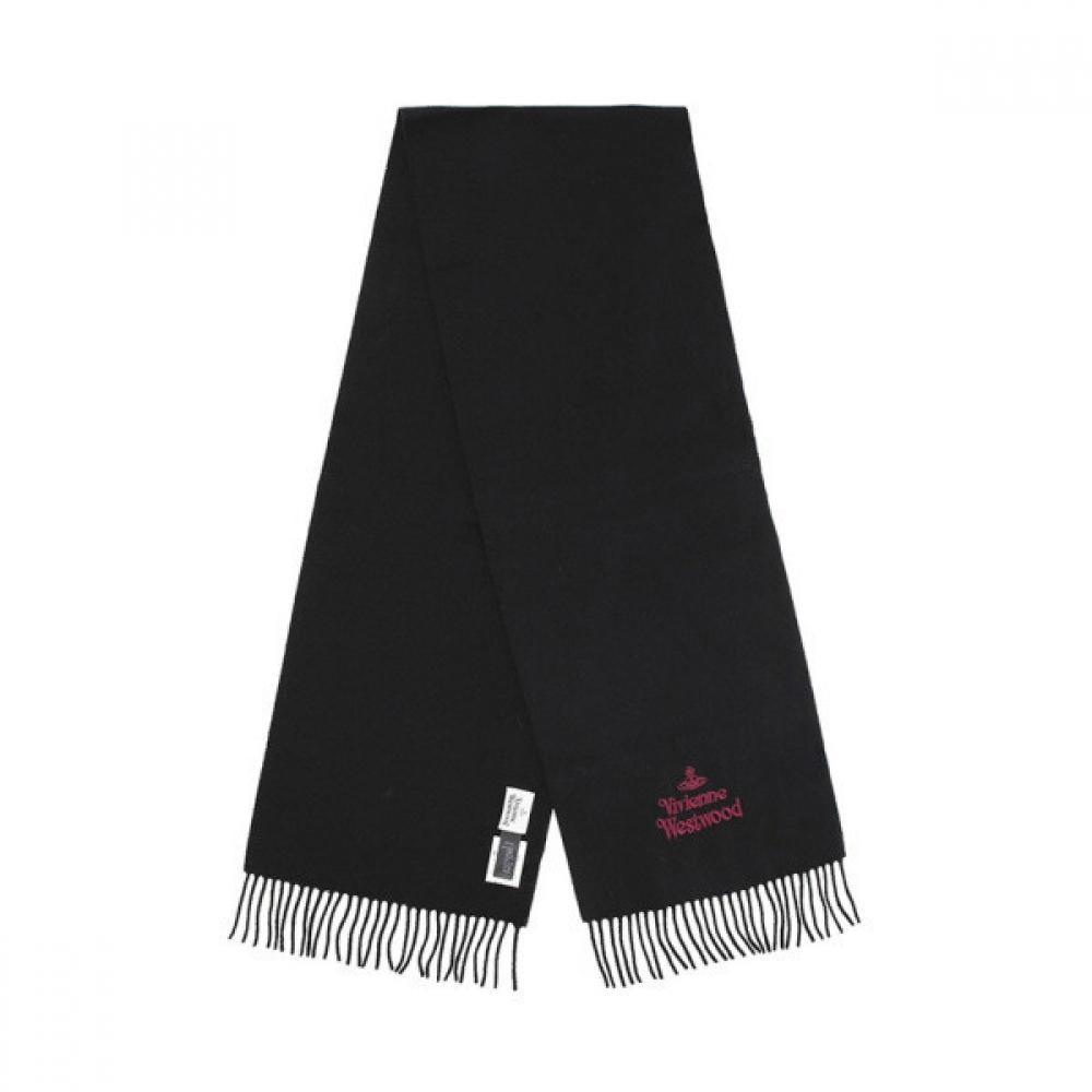 Vivienne Westwood Unisex Embroidered Logo Scarf 81030007 N401 one size