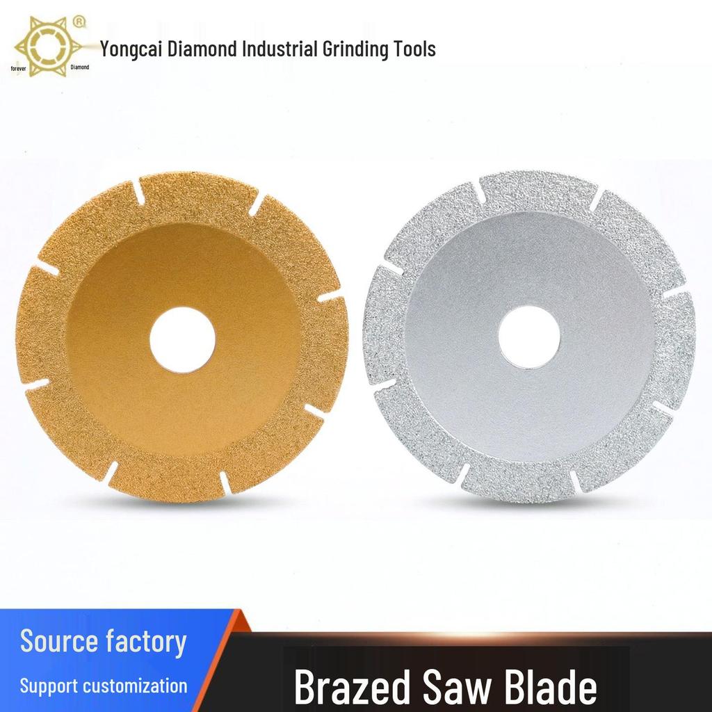 Brazed Diamond Saw Blade for Ceramic, Marble, Stone, and Concrete Cutting