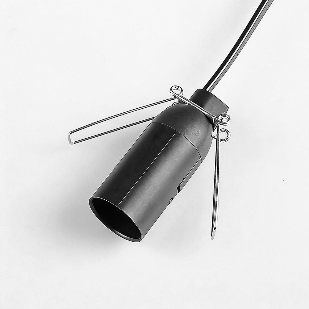 EU Plug E14 Power Cord Screw Base Lamp Holder LED Pendant Light Head With Switch Extent Cable 1.8m Bulb Socket