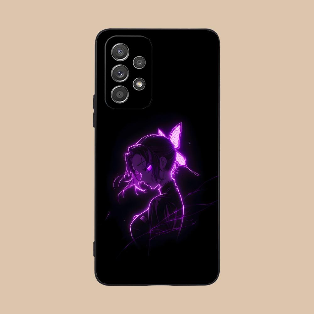 

Demon Slayer Shinobu Kocho Phone Case for Samsung Galaxy A73 72 71 70 56 55 54 53 52 36 35 34 23 16 15 5G Colour Protective Galaxy A51 5G