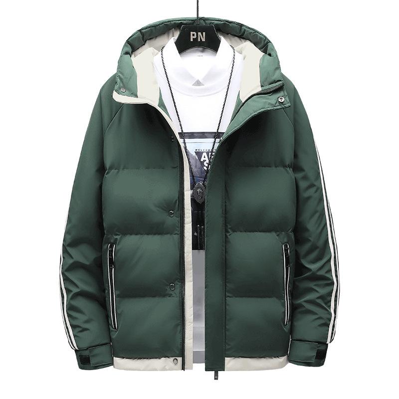 Cotton Clothes Men's Winter New Cotton Clothes Youth Korean Style Loose Hooded Casual Thickened Men's Jacket Large Size