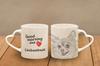 Chihuahua Long-haired - Cup with a Dog, Adorable Cup with a Heart-shaped Handle, Universal Gift from the Art-Dog Brand