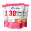Slim 30-Day Detox Tea, Fit Tea Slimming (Peach Flavor), Fat Burn 30sachets/box