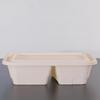 Eco-Friendly 2-Compartment Corn Starch Disposable Lunch Box