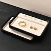 Premium Jewelry Display Tray, Multi-functional Showcase Plate for Ring Earring Necklace Watch Bangle
