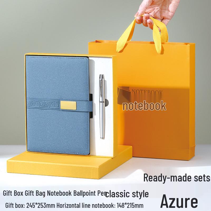 A5 Custom Logo Notebook Gift Set - High-Quality Business Diary with Gift Box