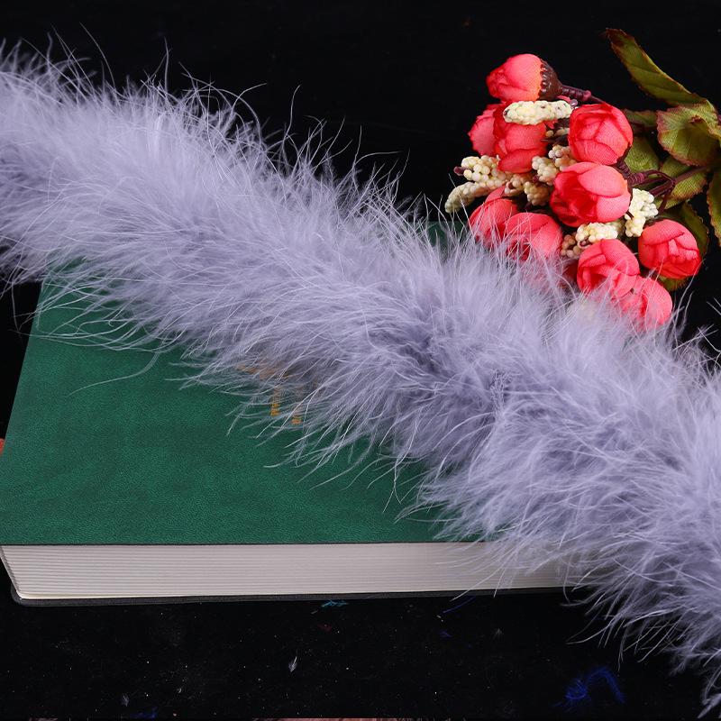 Encrypted Colored Turkey Feather Strips for DIY Decorations & Stage Costumes