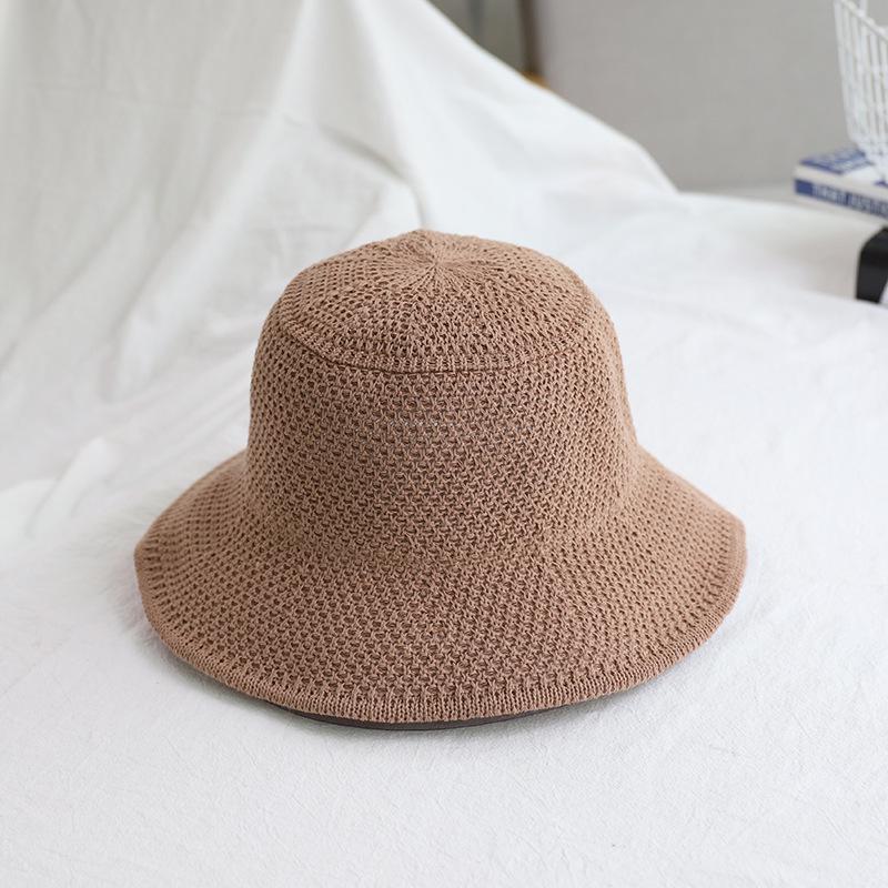 

Женская сетчатая шляпа от солнца в корейском стиле: Дышащий, Складной, Солнцезащитный, Мода для маленького лица Medium (56-58cm) хаки