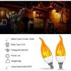 Żarówka LED E14, 3W LED Żarówka Płomień z 3 Trybami Oświetlenia, 1800K Retro Lampa Dekoracyjna, Opakowanie 4 szt.