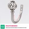 (Great home)Curtain Hook Strap Wrought Iron U-shaped Window Decoration Accessories
