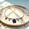 European Luxury Ocean-Themed Starfish Necklace with Woven Rope