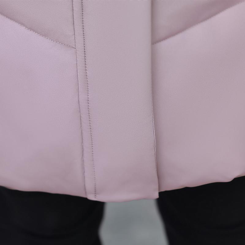 Plus Size Middle Age Women's Long Down Coats Winter Vintage Prakas Hooded Elegant Thick Warm Puffer Jackets Woman Outerwears