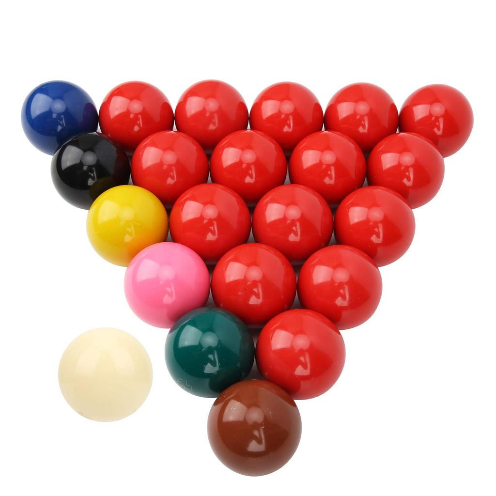 Snooker Ball Set, Billiard Balls, Snooker Set, Snooker, Billiards, Billiard Table Ball Set, Pool Balls, Resin, Perfect Roundness, 22 Pieces, 2mm2.1in