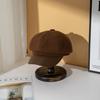 Autumn and winter Maillard wears a hat female retro painter beret shade cloud octagonal hat trendy versatile duck tongue