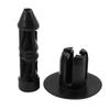 7mm Hole Plastic Rivets Fastener Auto Car Fender Bumper Push Clips 200 Pcs