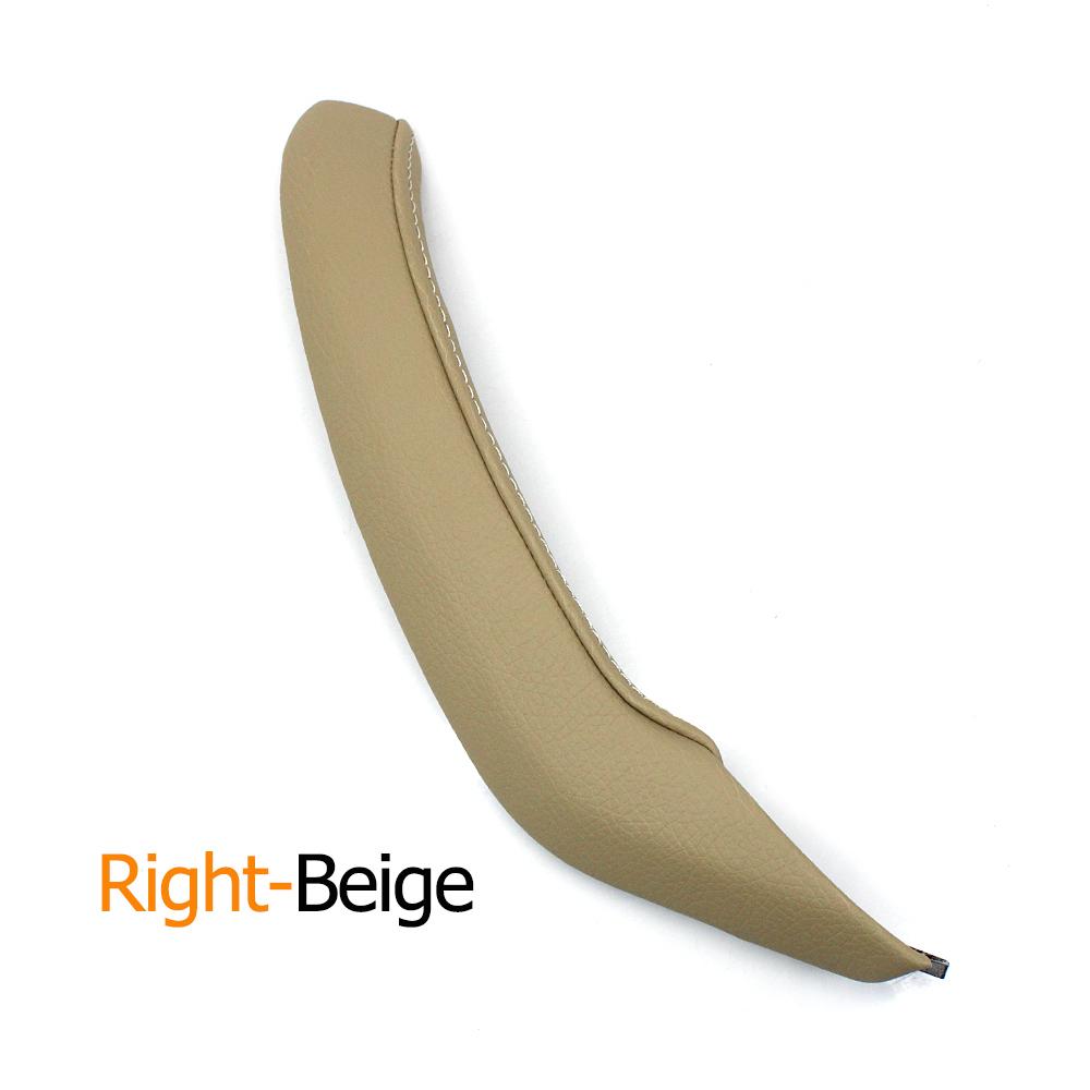Car Interior Left Right Passenger Door Pull Handle Leather Outer Cover Trim For BMW X3 X4 F25 F26 2011 2012 2013 2014 2015 2016