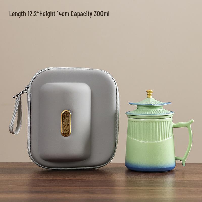Gongxi Ceramic Office Mug: Cultural and Creative Souvenir Gift for Clients