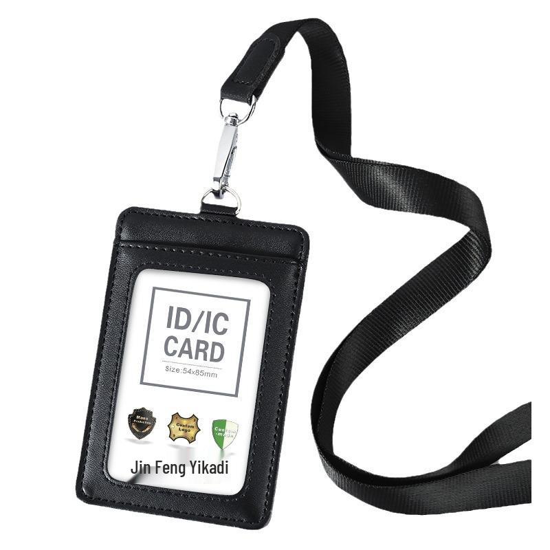 Γνήσιο Δερμάτινη Θήκη Ταυτότητας & Καρτών με Κορδόνι για Εργασία, Φοιτητές & Κάρτες Λεωφορείου