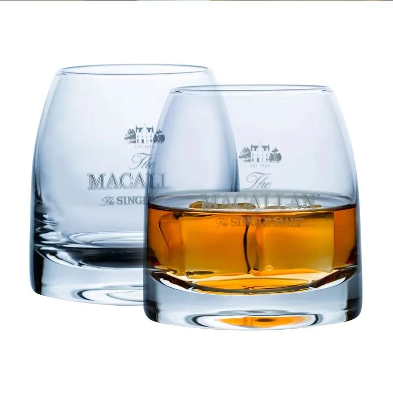Soukromá sbírka Macallan Sklenice na whisky Sklenice na single malt Křišťálový pohár na víno Vodka Koňak Brandy Degustační pohárek