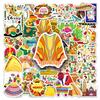 50 Mexico Travel Stickers Outdoor Mexico Landscape Landmark Decorative Water Cup Suitcase Stickers
