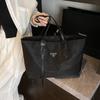 Oxford cloth large-capacity bag women's new commuter tote bag fashionable versatile shoulder bag class tote bag
