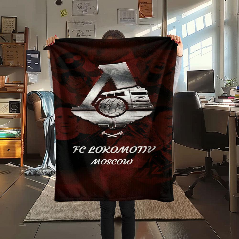 1PC Lokomotiv Moscow Power Blanket, High quality Comfortable for All Seasons, Home Decor, Warmth and Comfort