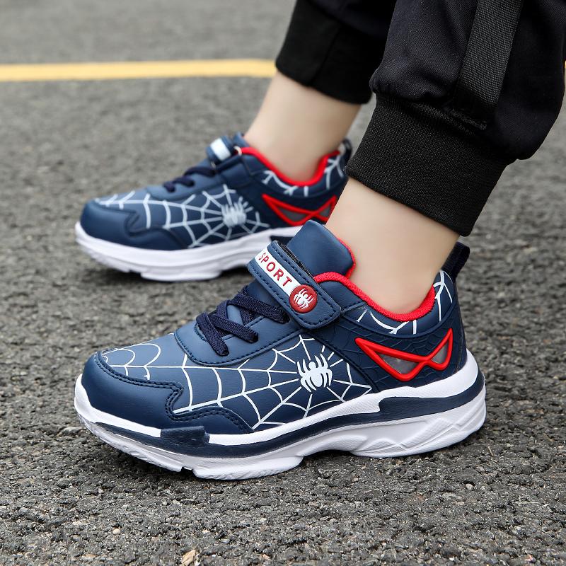 Kinderschuhe Jungen Sneaker Rot PU-Leder Kinder Sneaker Neue Mode Lässig Mode Sport Outdoor Laufschuhe Tennisschuhe für Jungen