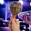 Sand Hammer Coconut Shell Art Portable Handheld Toy Musical Instrument AccessoriesCoconut Shell and