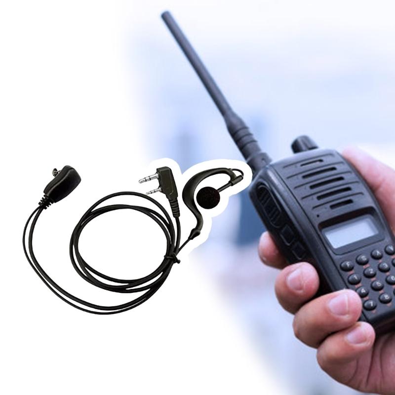 Adjustable  Style Earpiece Microphone Hands Frees Communication Ear Hook Microphone  Type Earpiece for UV5R & BF888S