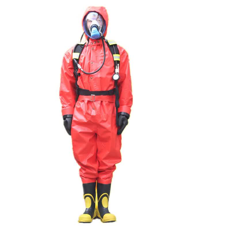 Quanhezhong Lightweight Semi-Enclosed Level 2 Chemical Protective Suit RHF-IIQA XL