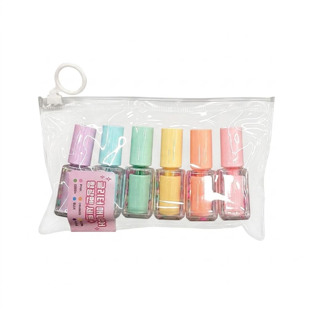Glitter Nail Polish Highlighter 6 Colors