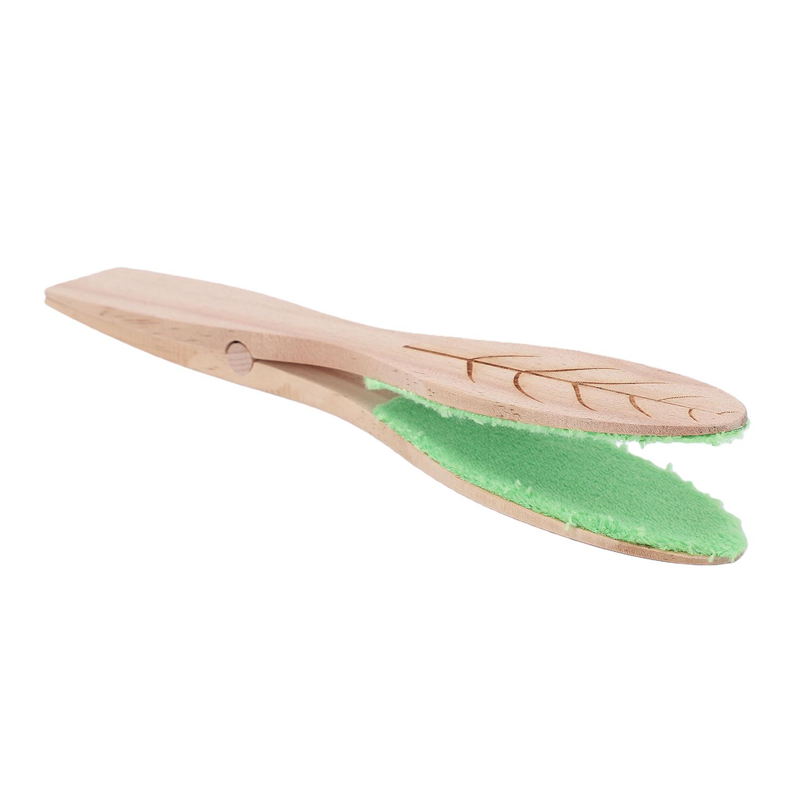 

Leaf Cleaning Tongs Double Sided Leaf Shaped Plant Leaf Lint Cleaner Multi Purpose for House Plants