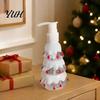 Empty Pump Bottle 350ML Christmas Soap Dispenser, Santa Claus Tree Penguin Shape Refillable Liquid Dispenser Bottle, Plastic for Hand Soap,
