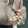 Сумка Harajuku великої місткості Жіноча сумка Fairycore Aesthetic Bow Chic Grey Handbag Жіноча вінтажна мила сумка через плече