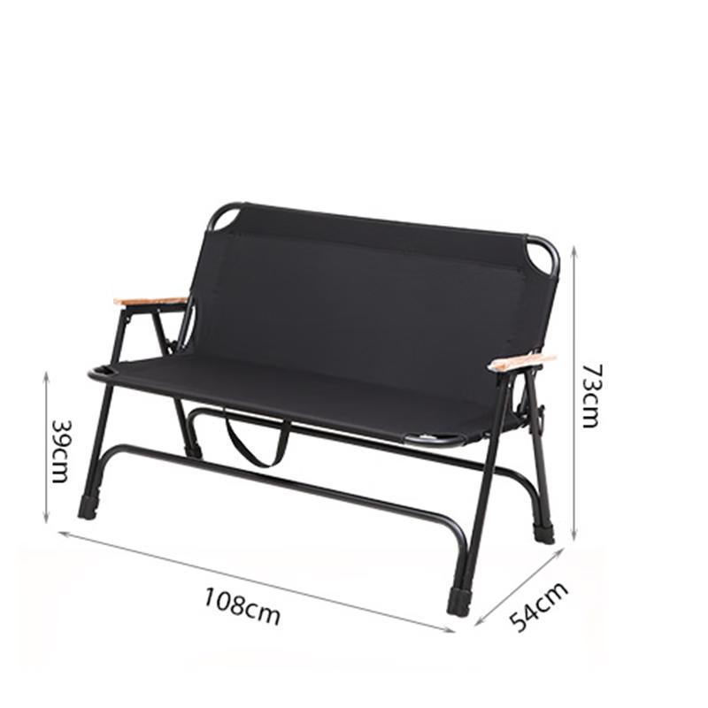 OEING Outdoor Double Folding Chair